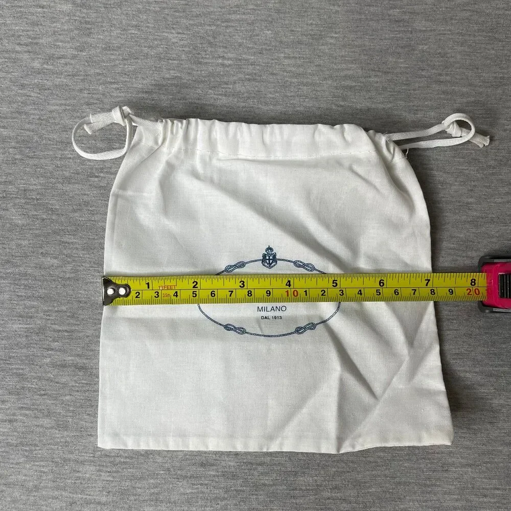Prada Authentic Drawstring Gift & Dust Pouch Bag H7” x L7”